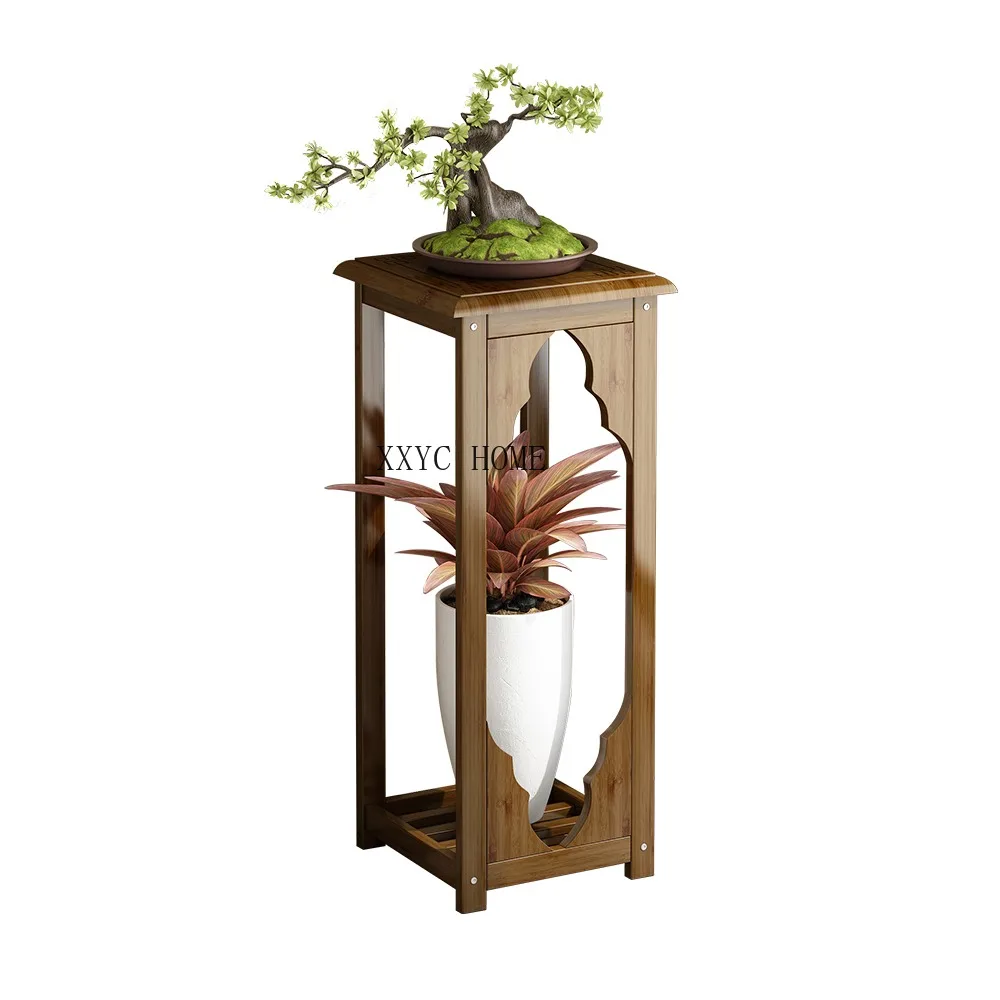 

Flower Pot Stand Living Room Floor-Standing Succulent Green Radish Storage Rack Modern Minimalist Balcony Layout