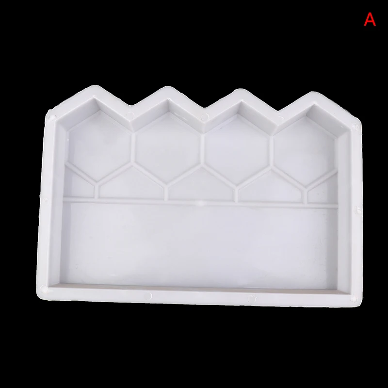 Stampo Fai Da Te Per Bordi Giardino In Cemento, Plastica Riusabile 40x25x5 Cm, Crea Percorsi Decorativi - 4