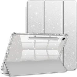 Enhanced Tablet Case with Pencil Holder and Auto Wake/Sleep Feature - Acrylic Cover - Tab S9 11 inch 2023 (GRAY)