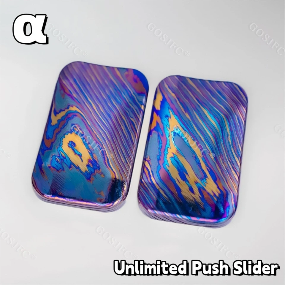 「正規品」ZD EDC α 音叉スライダー　フィジェットトイ　チタン製 ZD EDC スライダー 音叉 EDC フィジェットトイ ハンドスピナー チタン