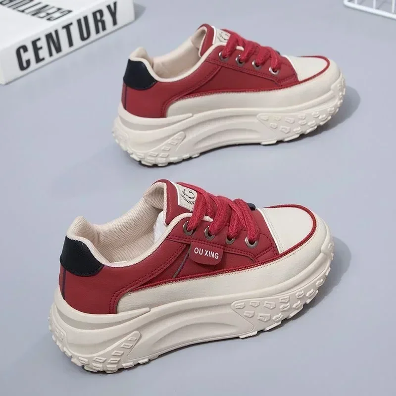 Retro Women Shoes Spring Platform Shoes Casual Sneakers Versatile Fashion Designer Shoes High Quality  Women Sneakers