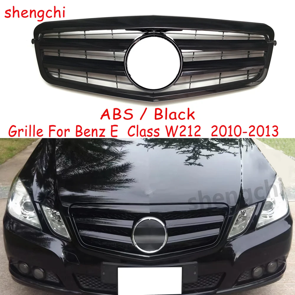 

W212 Pre-facelift ABS Front Bumper Grill For Mercedes Benz E Class Sedan W212 E200 E250 E300 E350 E400 E500 E550 2010-2013