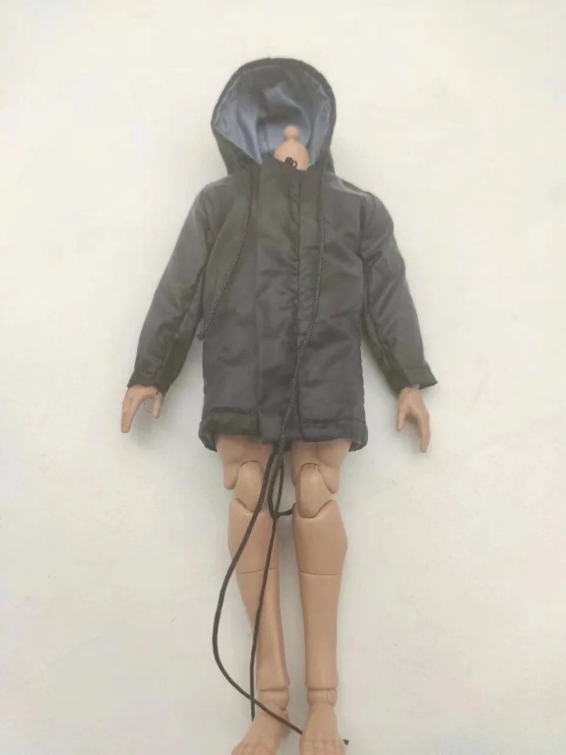 

1/12 Scale Male Soldier Hooded Jacket Coat Model for 6" Doll Figure Toy