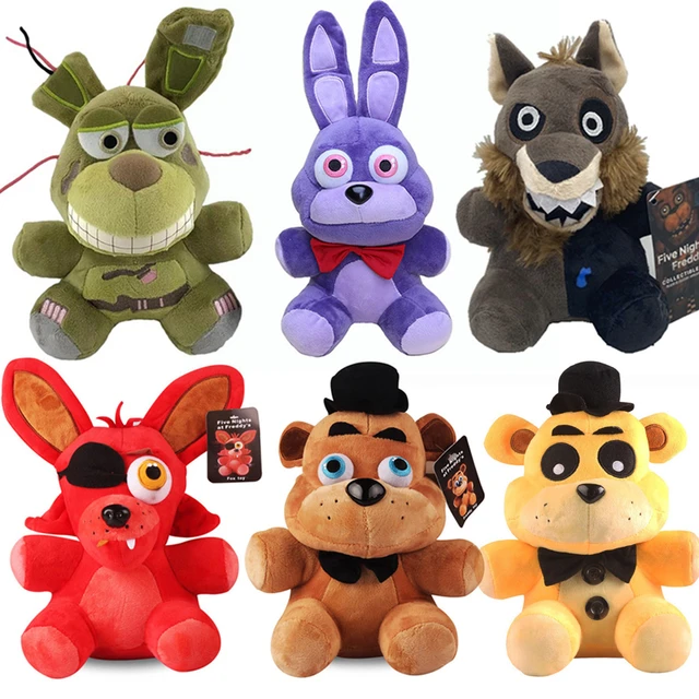 18 CM FNAF Freddy's Plush Toy Stuffed & Plush Animals Bear Rabbit Game Fnaf  Plush Toys Birthday Christmas For Kids Toy Gift - AliExpress