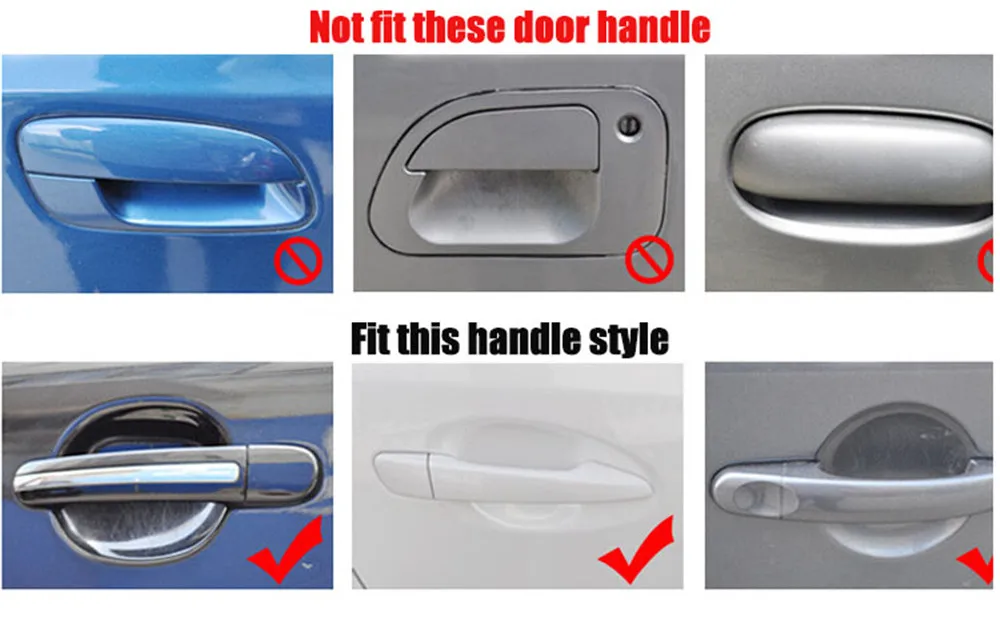 Premium Car Door Handle Protector Film - Stylish and Durable Accessories