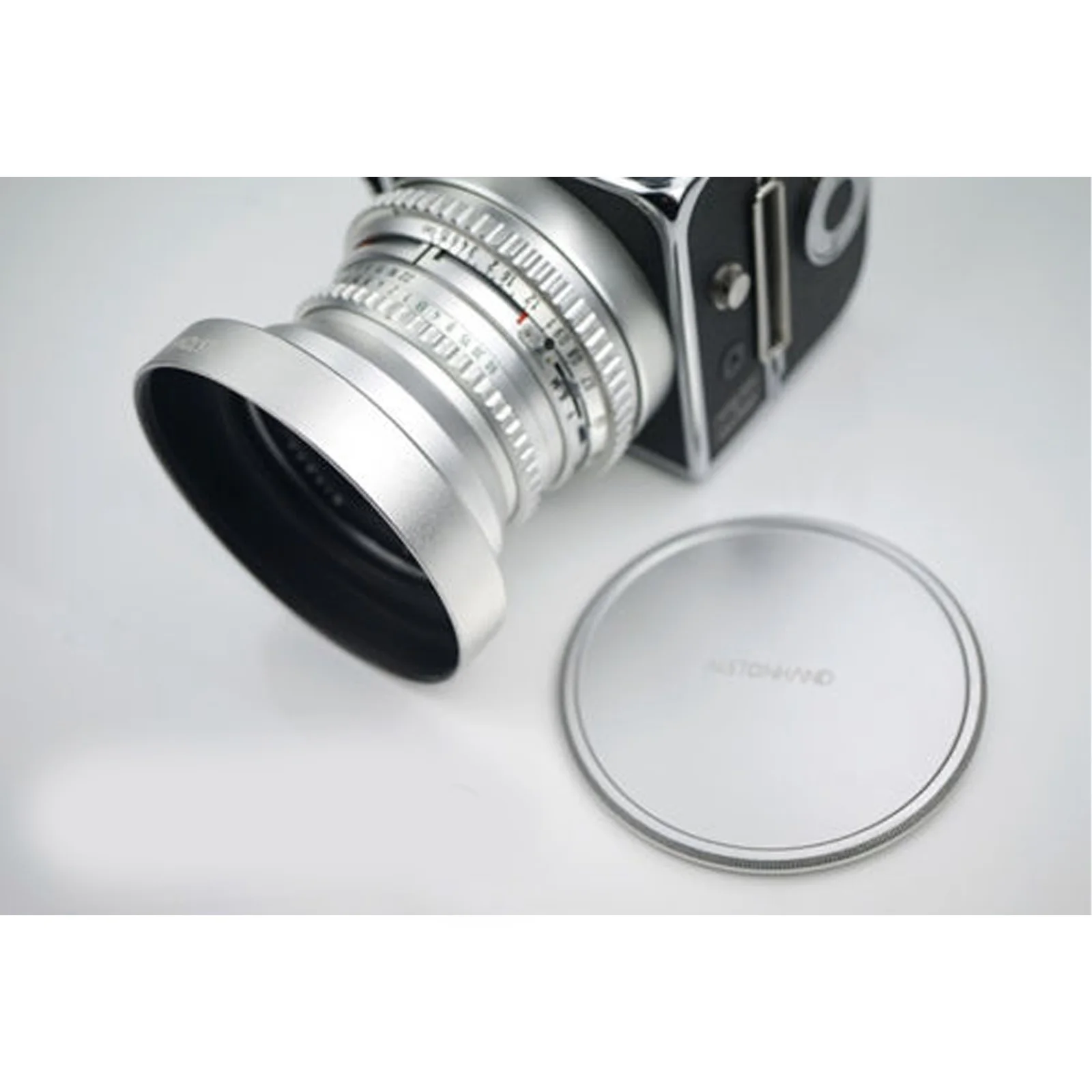 Per Hasselblad Swc Swc/M Biogon 38/4.5 Paraluce In Metallo Per Fotocamera + Cappuccio