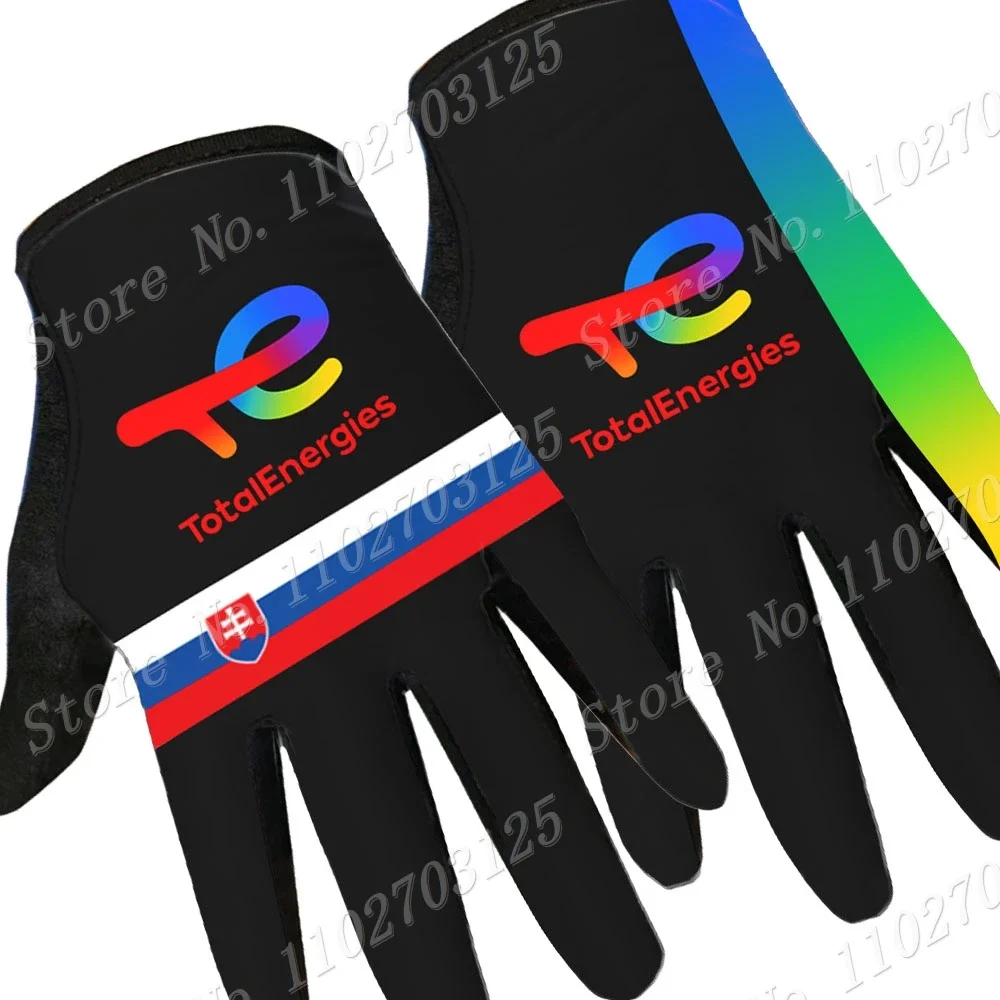 Total New Energy Guanti Da Ciclismo 2024 Winter Peter Sagan Jerseys Gel Full Finger Glove Mtb Gant Cyclime Maillot