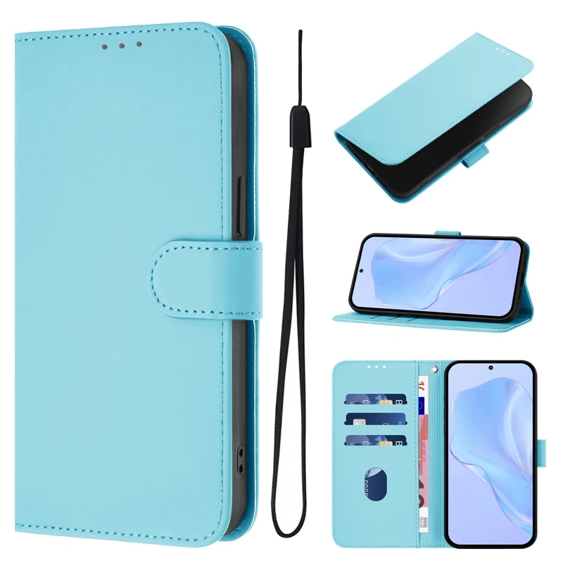 Solid Color Flip Cover for Infinix Hot 60i Series