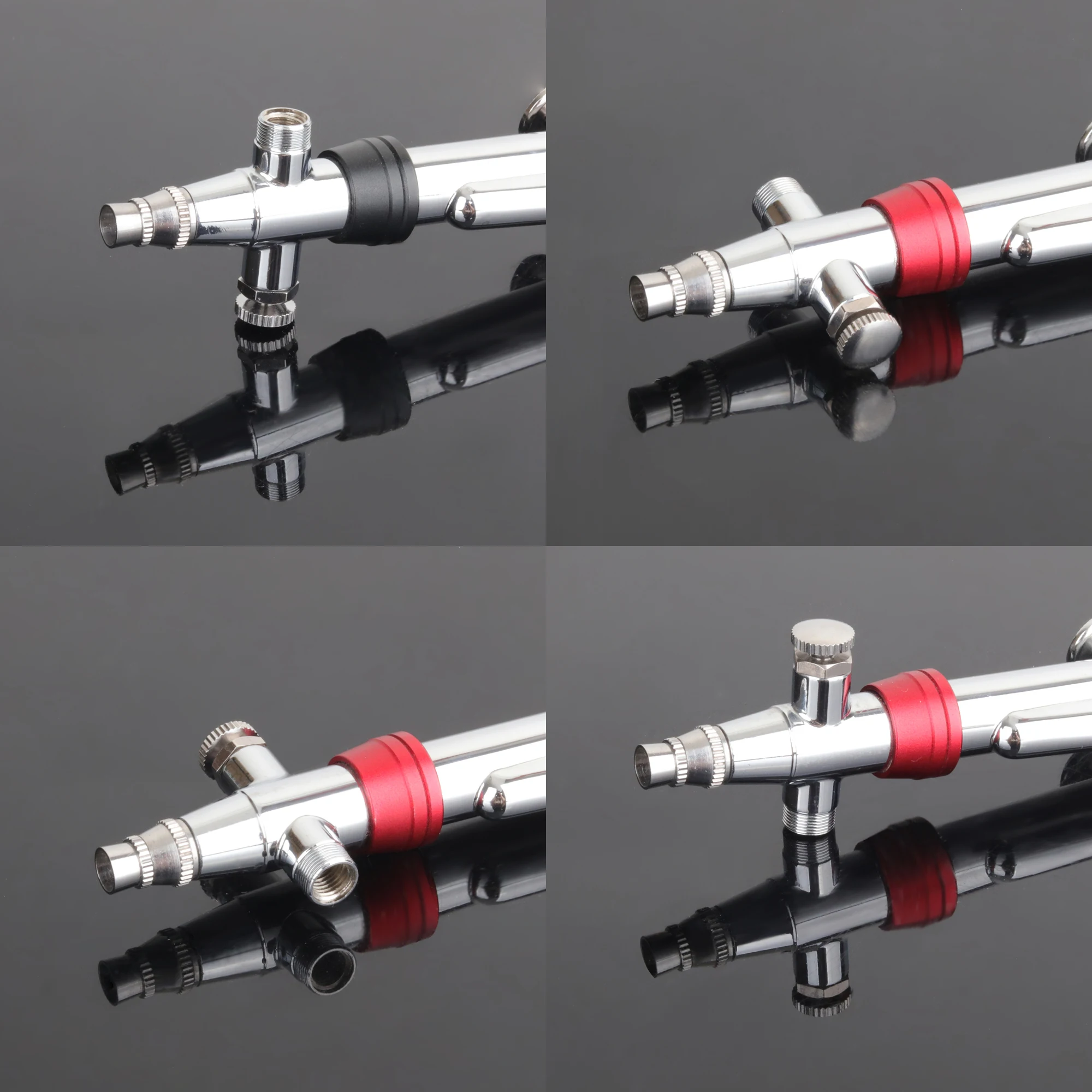 Dual Action Airbrush Pen with Rotatable Air Brush Head Gravity and Both  Side Available Match Most Types Siphon Feeding