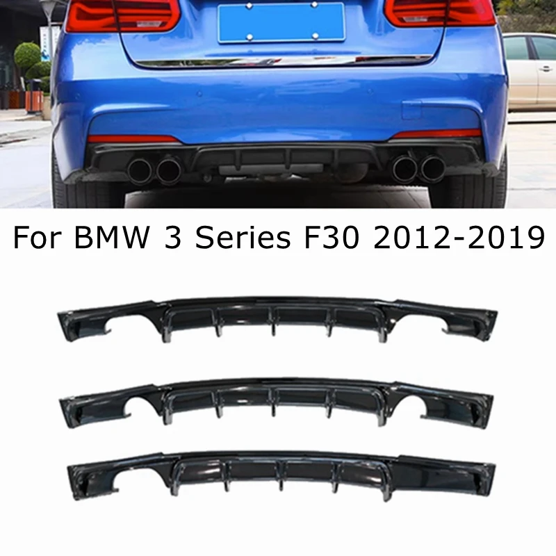 M3 Gloss Black M Performance Paraurti Posteriore Lip Diffusore M Sport Diffusor Per Bmw Serie 3 F30 F31 F35 2012-2019 Fibra Di Carbonio