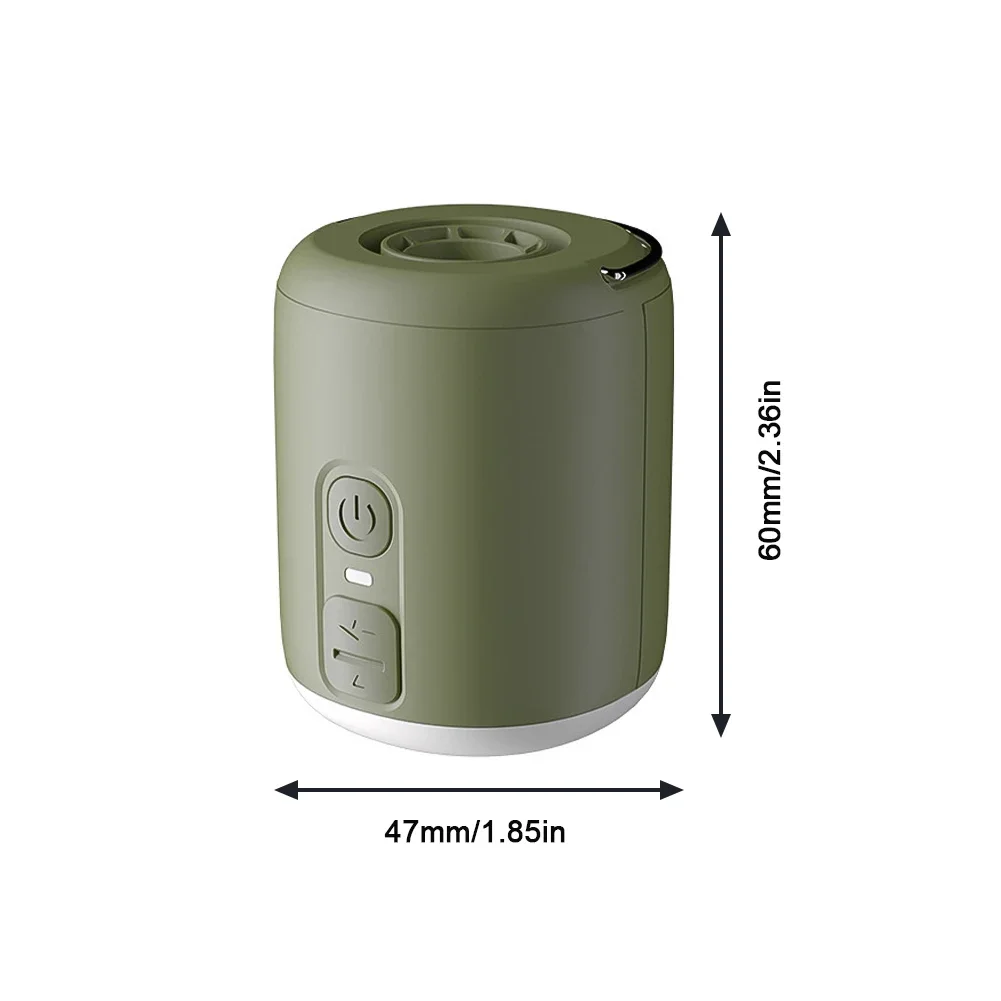 Description Picture 4 of itemElectric Air Pump Ultralight Portable tiny Pump Rechargeable Battery with Camping Lantern for Air Cushion Air Pillow