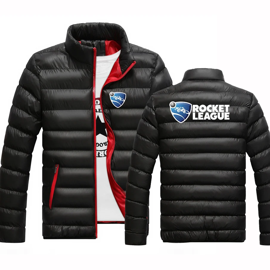 Rocket League 2023 Nuovo Inverno Maniche Lunghe Da Uomo Colletto Alla Coreana Giacche Con Cerniera Da Uomo Cappotti Caldi In Cotone Giacche Casual Cap