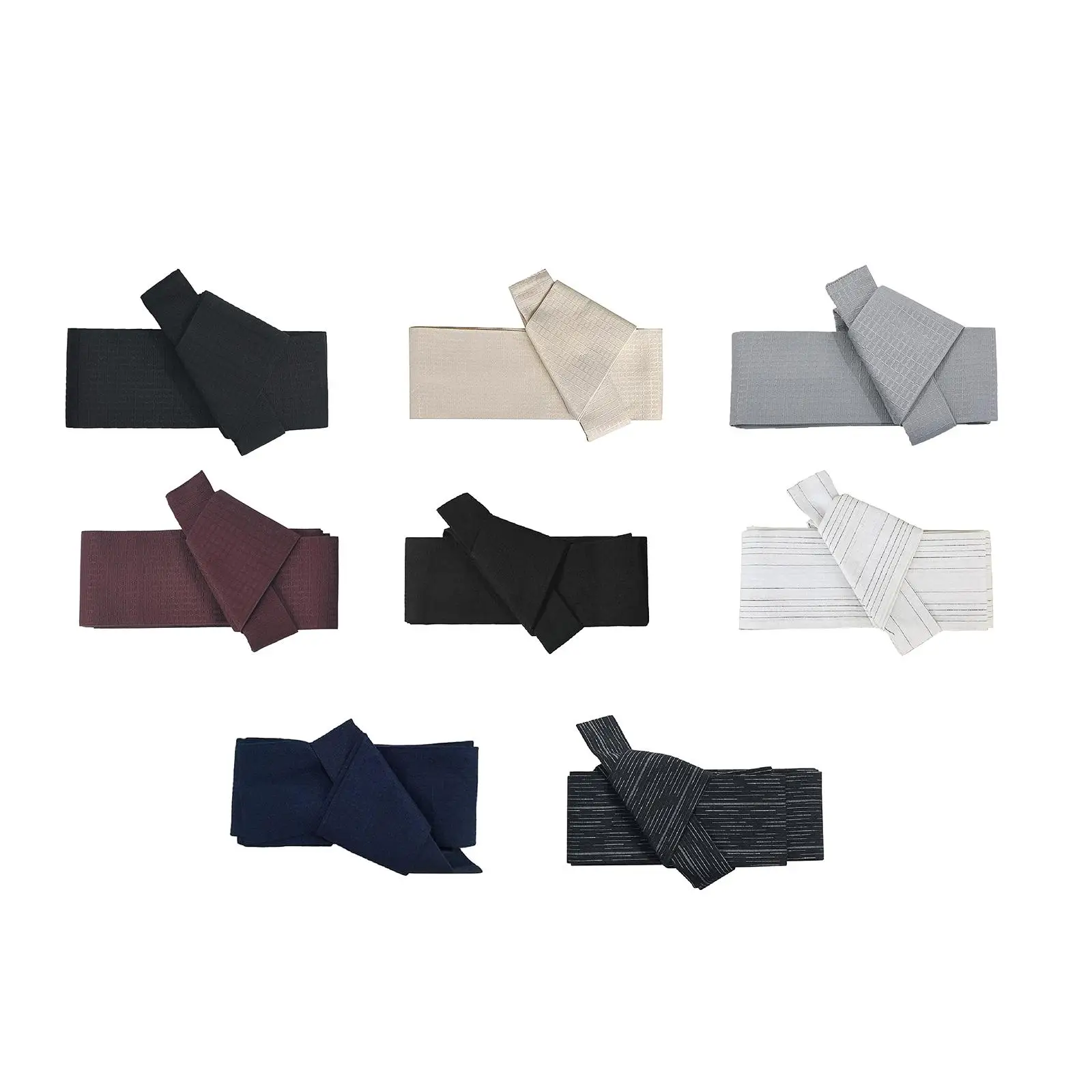 Kimono Obi Belt for Men Comfortable Waist Band Polyester Portable Traditional
