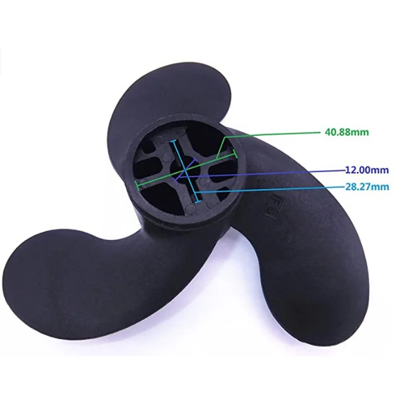 Outboard Propeller 3 Blades For Tohatsu3.5HP Nissan 2.5 3.5HP Mercury3.5HP Marine Boat Diameter 47.05mm marine propeller
