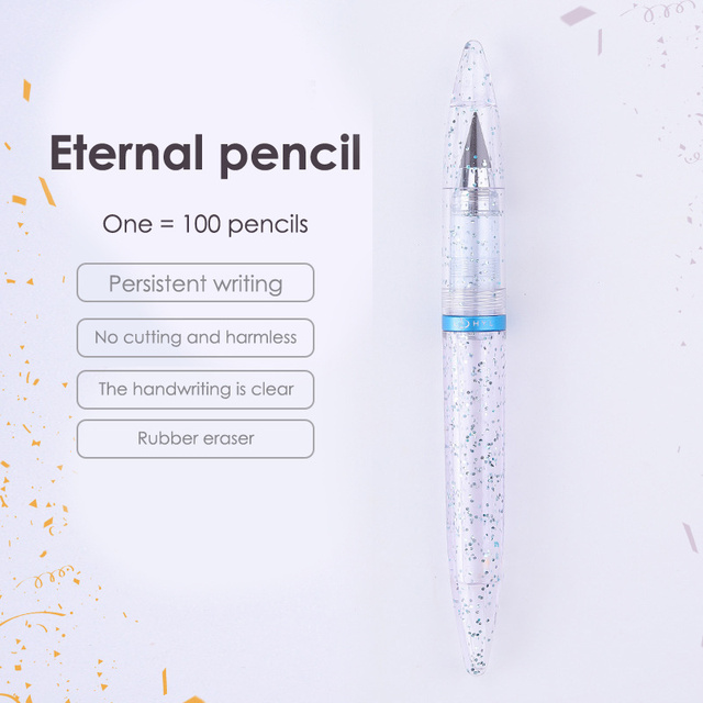 Durable HB Eternal Pencil Without Ink Unlimited Writing Inkless Pen Environment Friendly Office Supplies School Stationery