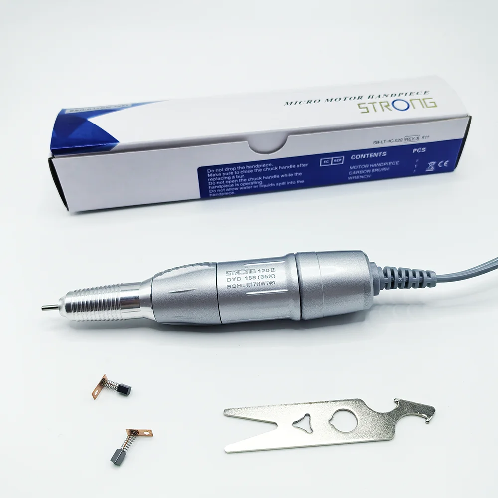 Nail drill bits electric nail drill 120 handpiece 35000 rpm for STRONG 210 90 204 207B marathon control box electric nail drill handpiece nail file equipment