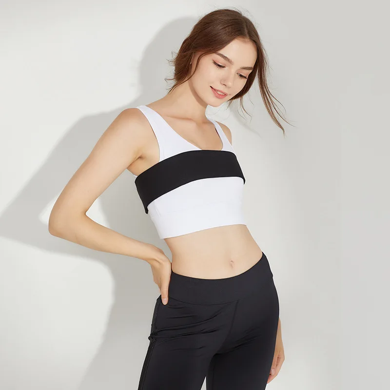 Elastic sports chest band breathable running large chest to prevent shaking after breast augmentation fixed breast band support