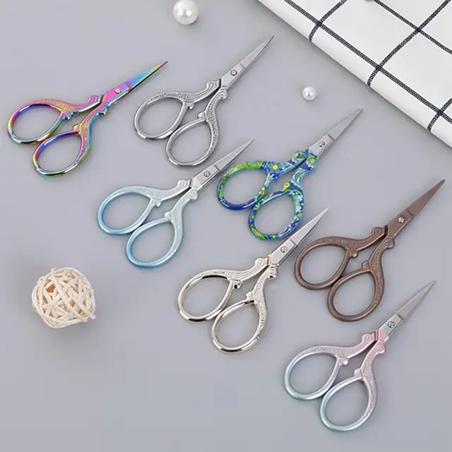 Gradient Stainless Steel Sewing & Embroidery Scissors 1