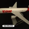 1:400 Scale Metal Aircraft Brazil TAM Air B777 Airplane 4