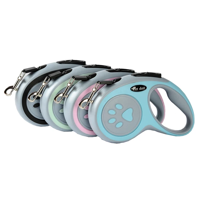 3m 5m Dog Paw Design Leash For Small Medium Large Dogs Outdoor Walking Puppy Strong Retractable Nylon Rope Yorkies Pet Supplies 2