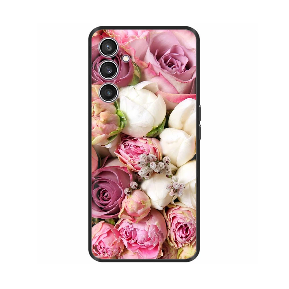 6.4" For Samsung Galaxy S23 FE Case S23FE Cover Soft Black Silicone Bumper Phone Cases For Samsung S23 FE SM-S711B Cover Fundas 2
