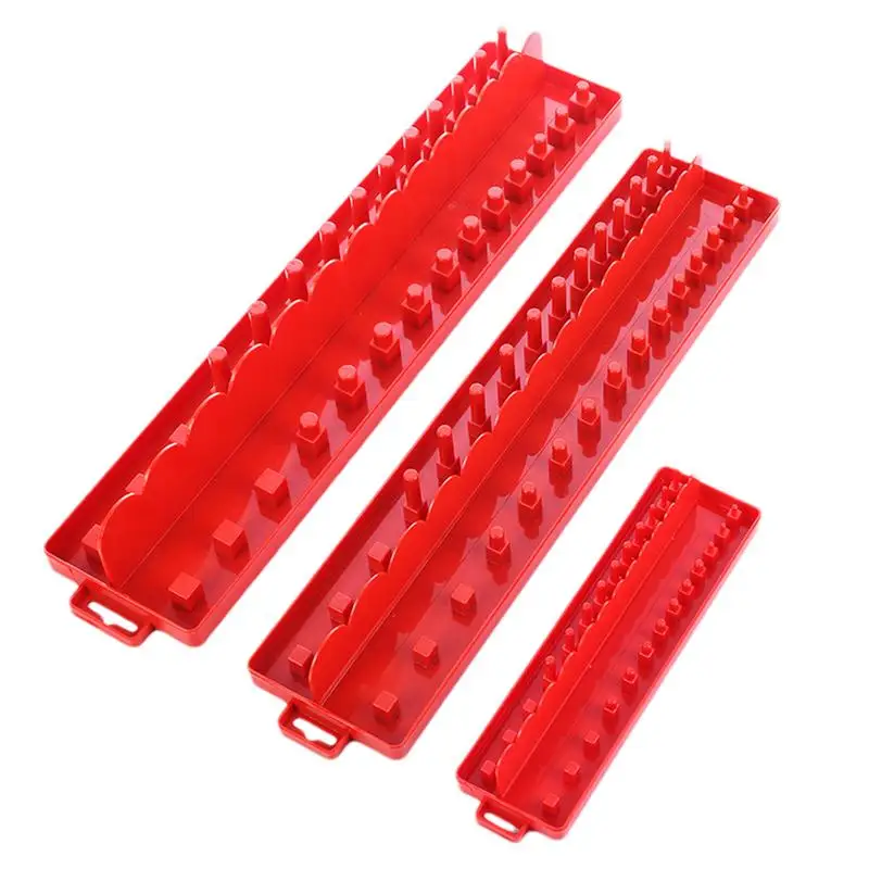 

Socket Set Organizer 3PCS Multifunctional Socket Organization Toolbox Socket Organizer Compact Tools Socket Holder Tool