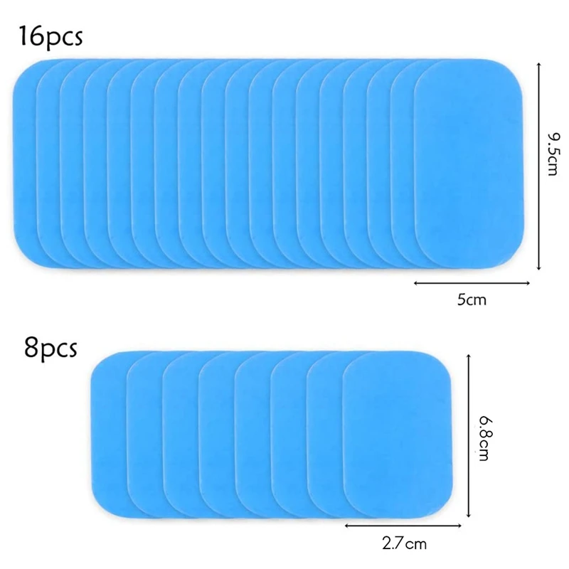 24Pcs Replacement Gel Pad ABS Buttock Muscle Hip Trainer Massage EMS Hip Muscle Hydrogel Sticker Stimulator
