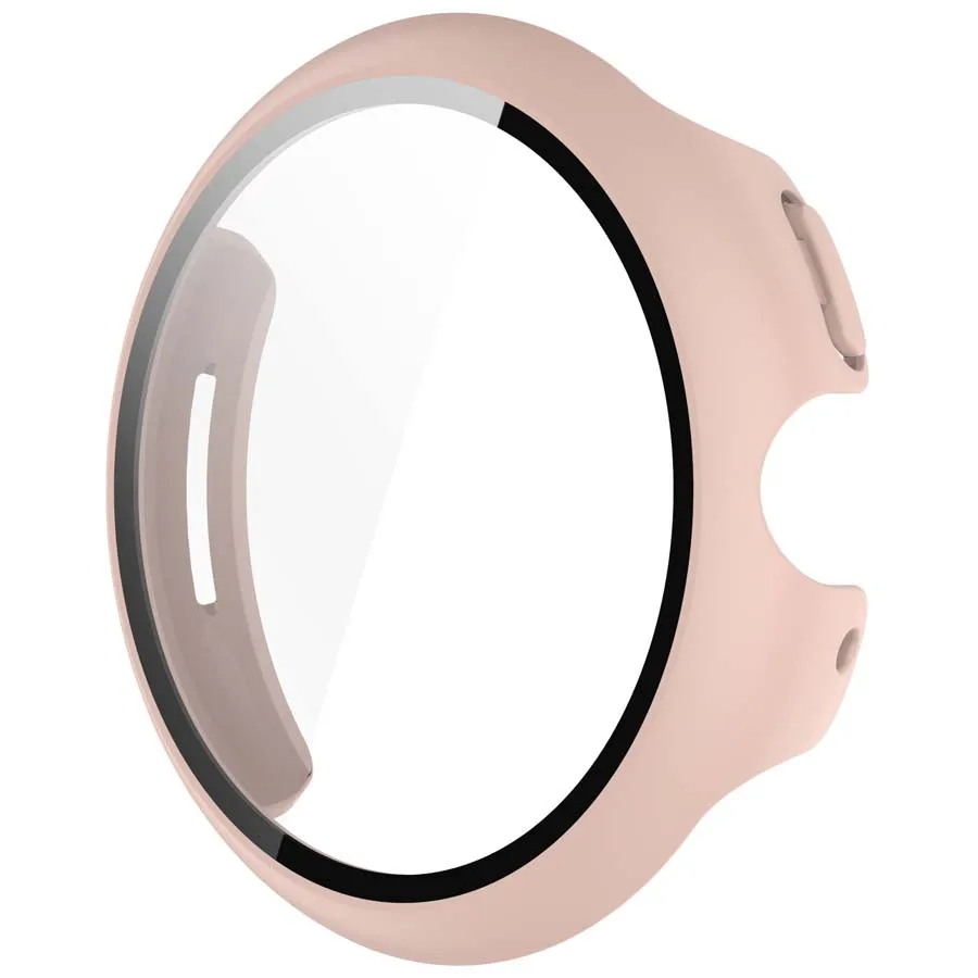 Full-Cover Tempered Glass Protective Case for Google Pixel Watch 3 – 41/45mm Bumper Frame & Screen Protector