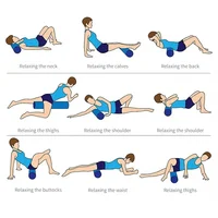 Yoga Foam Roller Electric 4-speed Vibrating Muscle Relax Fitness Massage Stick Trigger Roll Rechargeable Pilates Exercise Block - Image 5