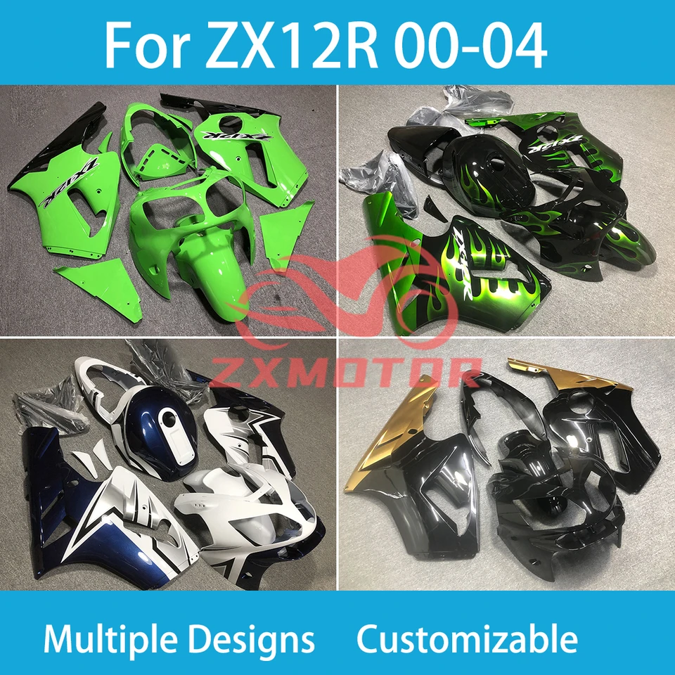 タンクカバー付きモーターサイクルフェアリングキット,カワサキZx 12r