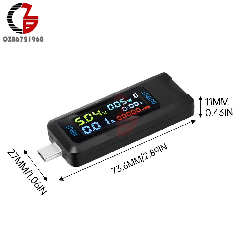 USB 테스터 디지털 전압계 전류계 감지기, 전원 계량기 모니터 충전기 표시기, 전압 전류 용량 테스터, DC4.5  36V
