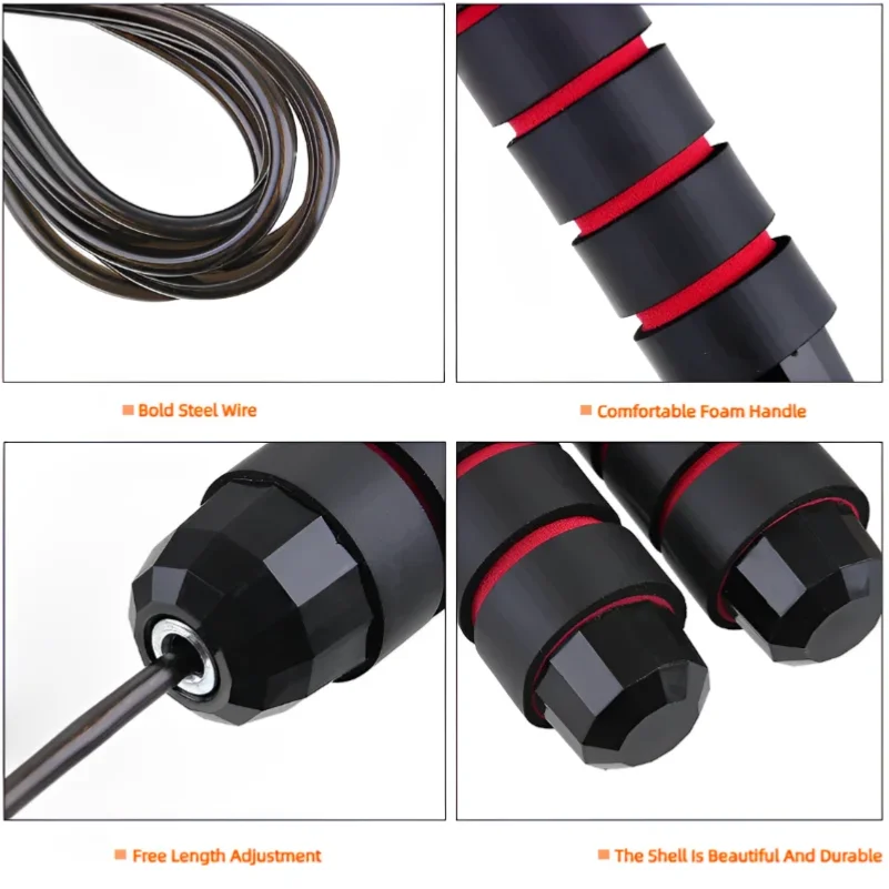 Steel Wire Adjustable Jump Rope π₯πββοΈ 4