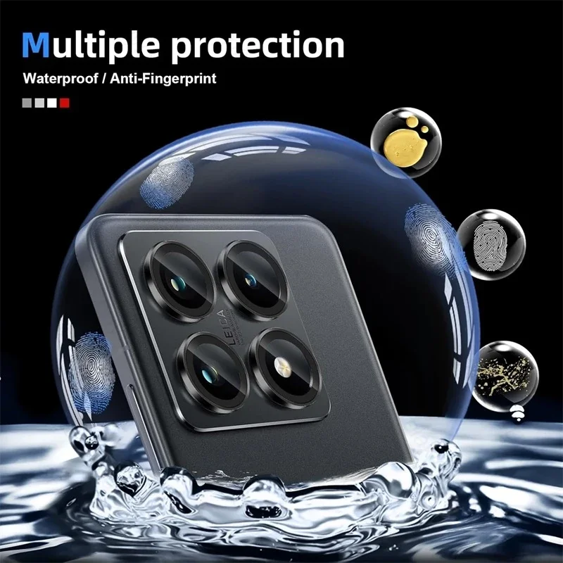 Aluminum Alloy Camera Protector Case with Metal Ring and Glass Lens Cover