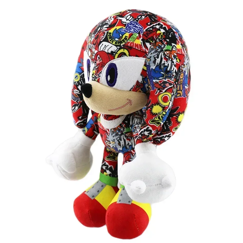 thumbnail image 1 of Peluche de Sonic de 30 cm con patas largas y estampado de almohada para niños, regalo, juego de peluche que rodea a Sonic Peluche, 1 of 5