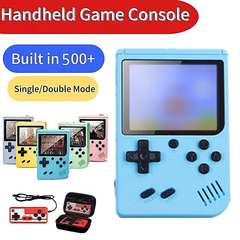 Console di gioco portatile retro con 500 classici giochi arcade_voghion.com