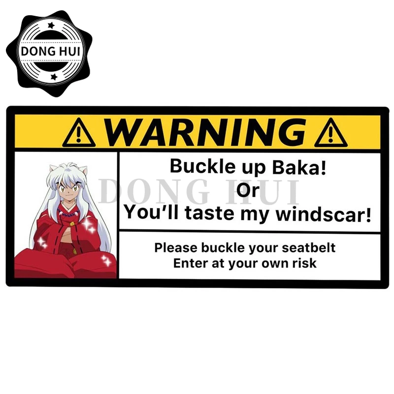 

Please Buckle Your Seatbelt Warning Car Sticker Camper Motocross Surfboard Decal