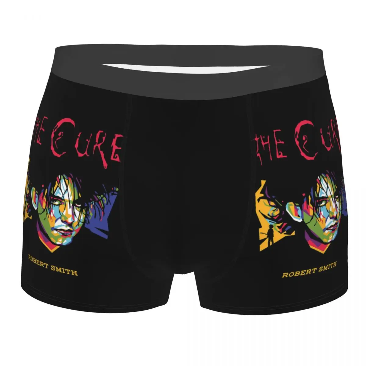 The Cure Robert Smith Men's Boxer Briefs special Highly Breathable Underwear Top Quality 3D Print Shorts Gift Idea