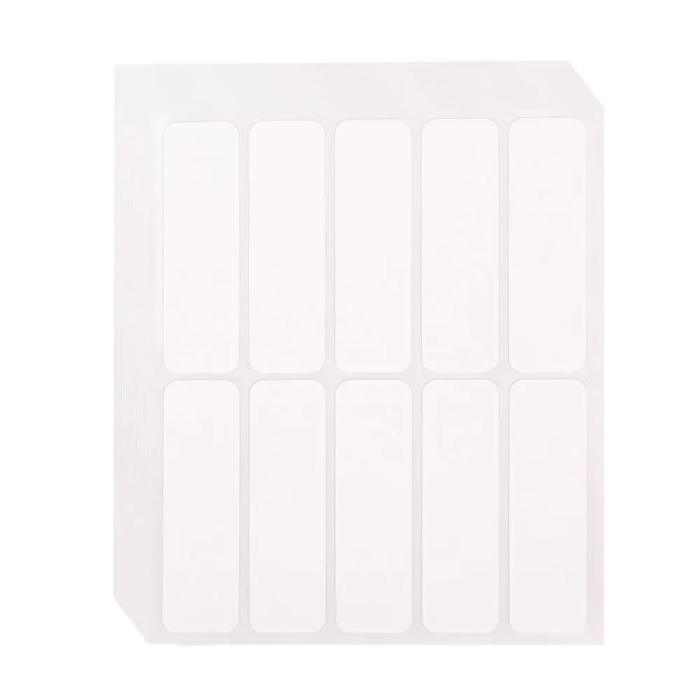 8/10/50 Pcs No Iron Labels Writable Fabric Clothing Name Stick Washable Label For Kids Adults School Camp Home Daycare Nursing