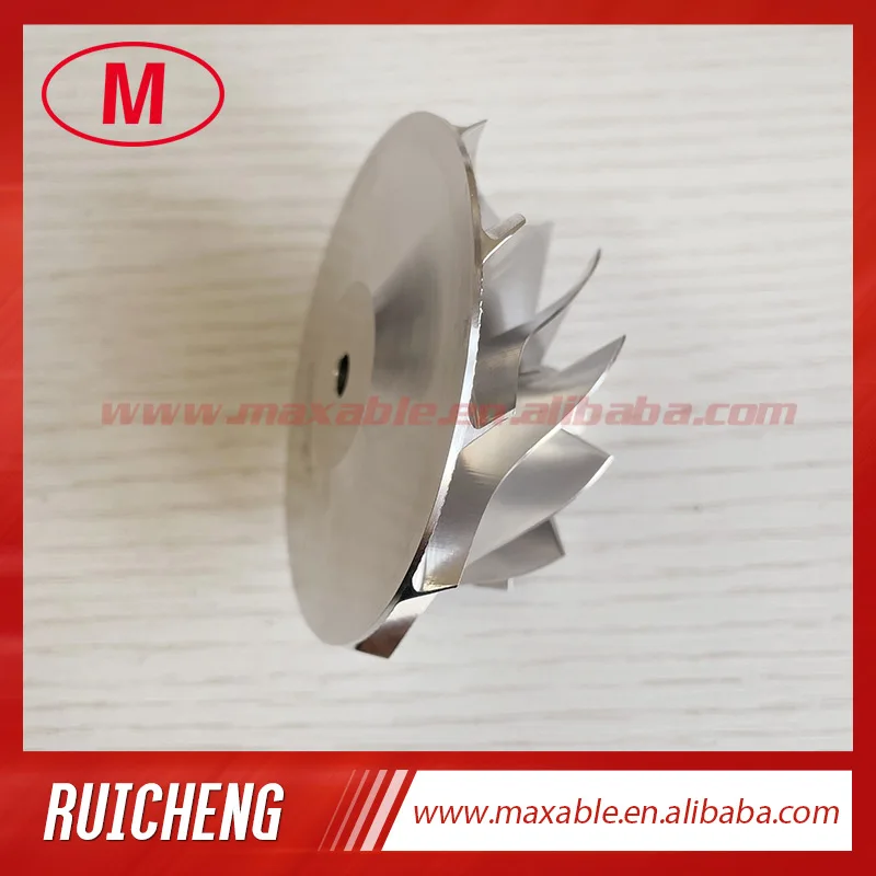 GT2871 452546-0005 53.11/70.98mm 11+0 blades bore:6.00 aluminum 2618/billet compressor wheel for 452546-0005/Trim 56 racing