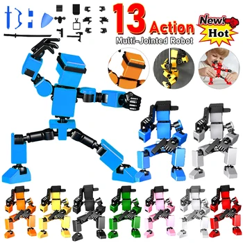 13 Multi-Jointed Action Figures Assembly Completed Mini Action Figures s Action Figure Dummy Desk Decoration Gifts for Him 1