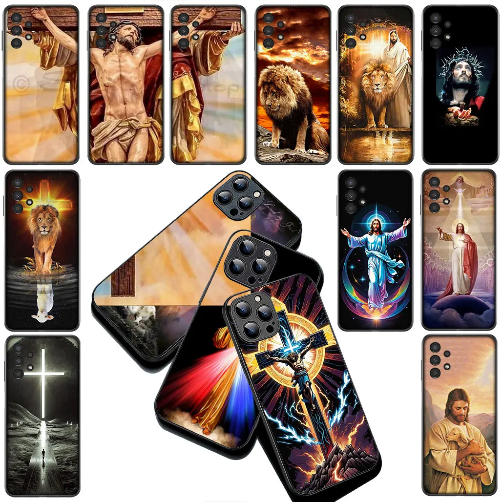 Divine Savior Christian Cross Phone Case Cover
