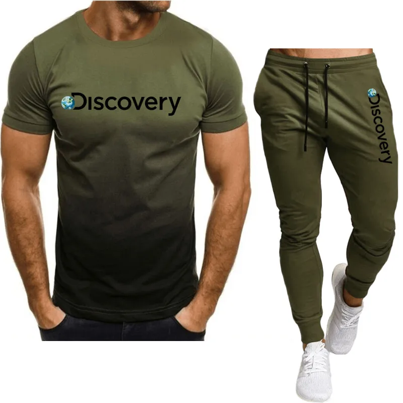 Discovery Summer Men's T shirt Sportswear 2023 Men's Oversized T shirt