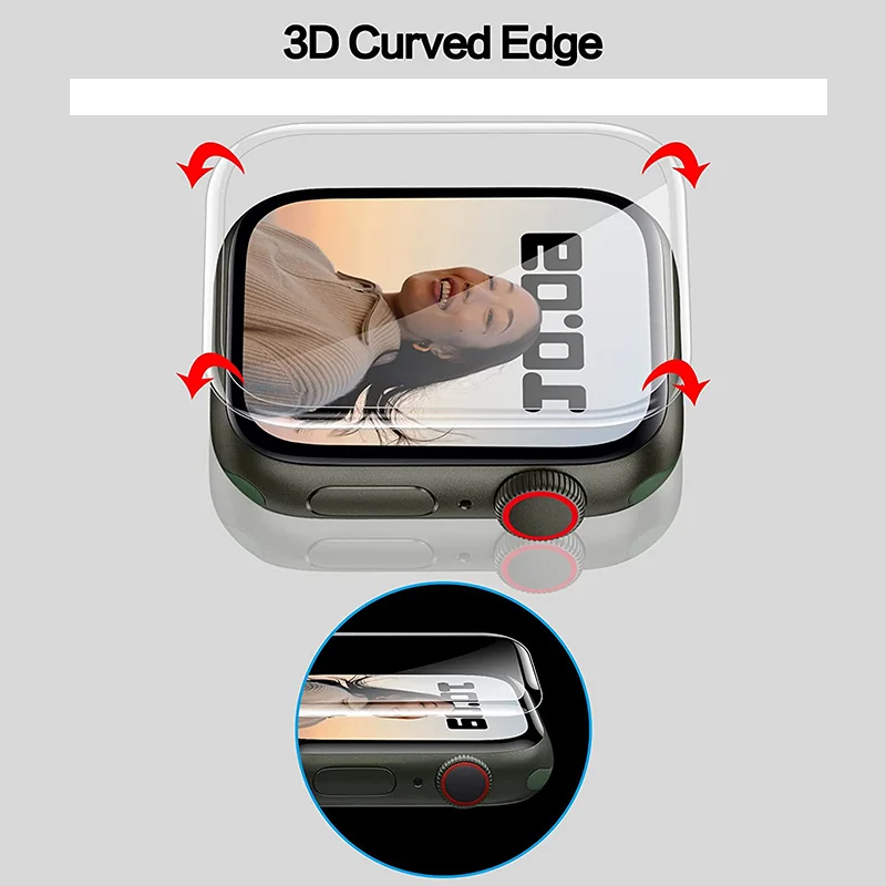 screen protector Clear Protective Film Apple Watch 8 7 SE 5 4 6 9 Hydrogel Film IWatch series 45MM 41MM 44MM 40MM 42MM 38MM