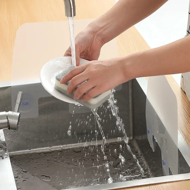 1Pc Kitchen Sink Water Splash Guards for Dish Fruit Vegetable Washing