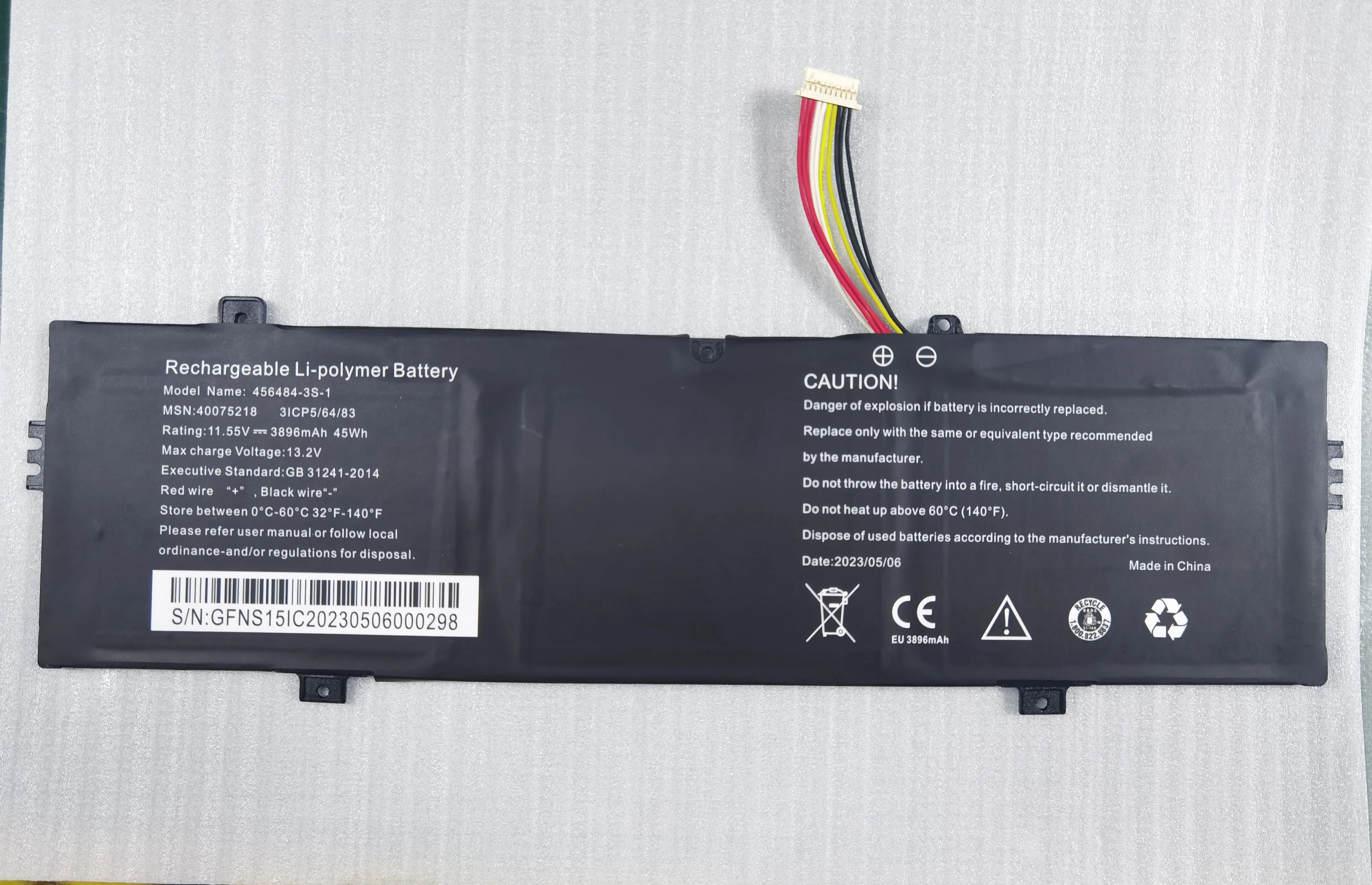Batterie Originale Medion 55Wh Pour Portable Akoya E15415 / E15423 - 11,4V - Li-Polymer - Neuf