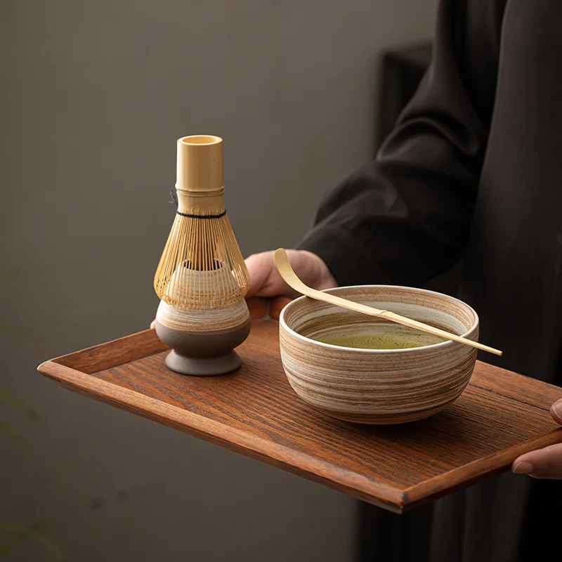 Japanese Matcha Tea Set Whisk Spoon Scoop Bamboo Accessories