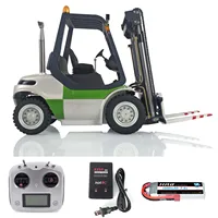 LESU 1/14 RC Hydraulic Forklift Transfer Car RTR Truck Model ESC Motor Light Toys for Adults Christmas Gift Thzh1203 1