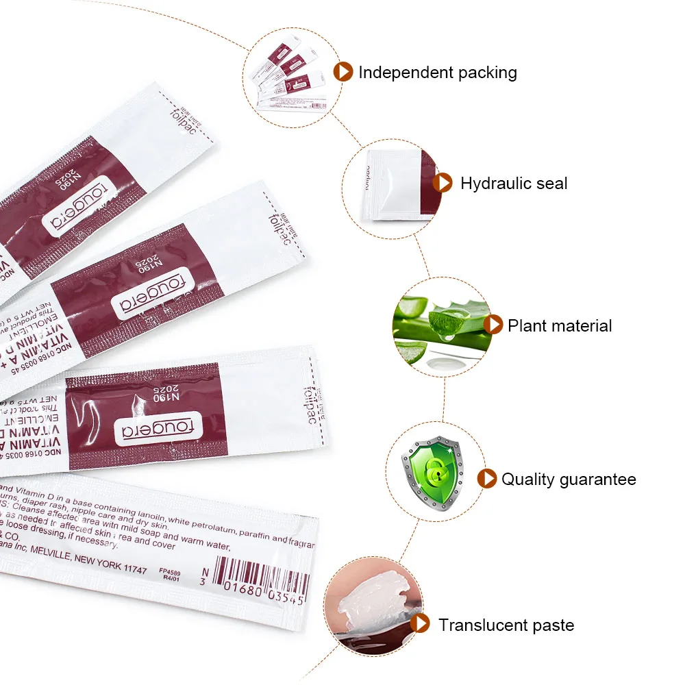 

100Pcs Tattoo Aftercare Cream Fougera Vitamin Ointment Tattoo Care Supplies Recovery Cream Vitamin A&D Tattoo Repairing Cream