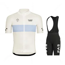 2022 New pas normal studios Bike Team Cycling Jersey set Maillot Ciclismo Breathable PNS Bicycle Short Sleeve Cycling Clothing