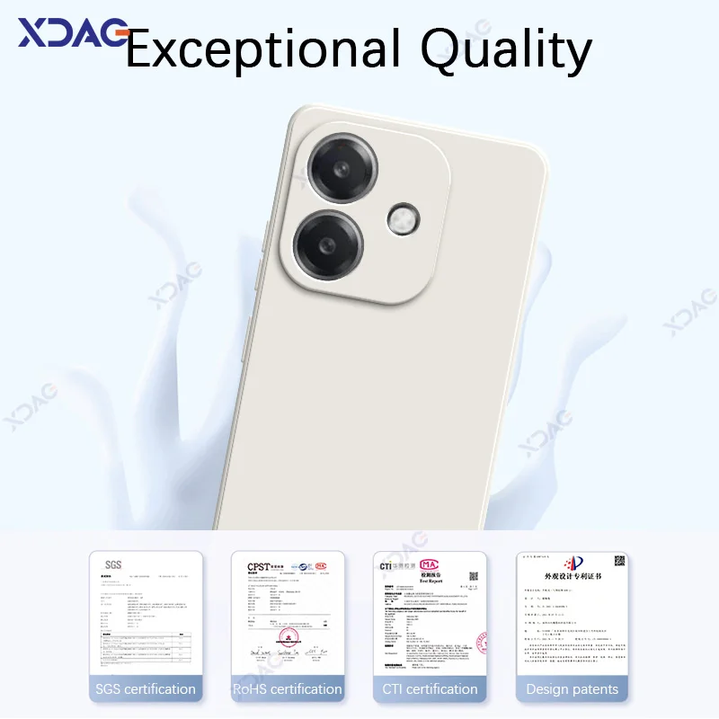 Luxury Dual Liner Protective Case - Full Shockproof Square Liquid Silicone Phone Cover